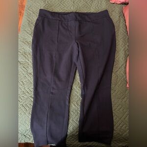 Hilary Radley Women's Navy Straight Leg Pants